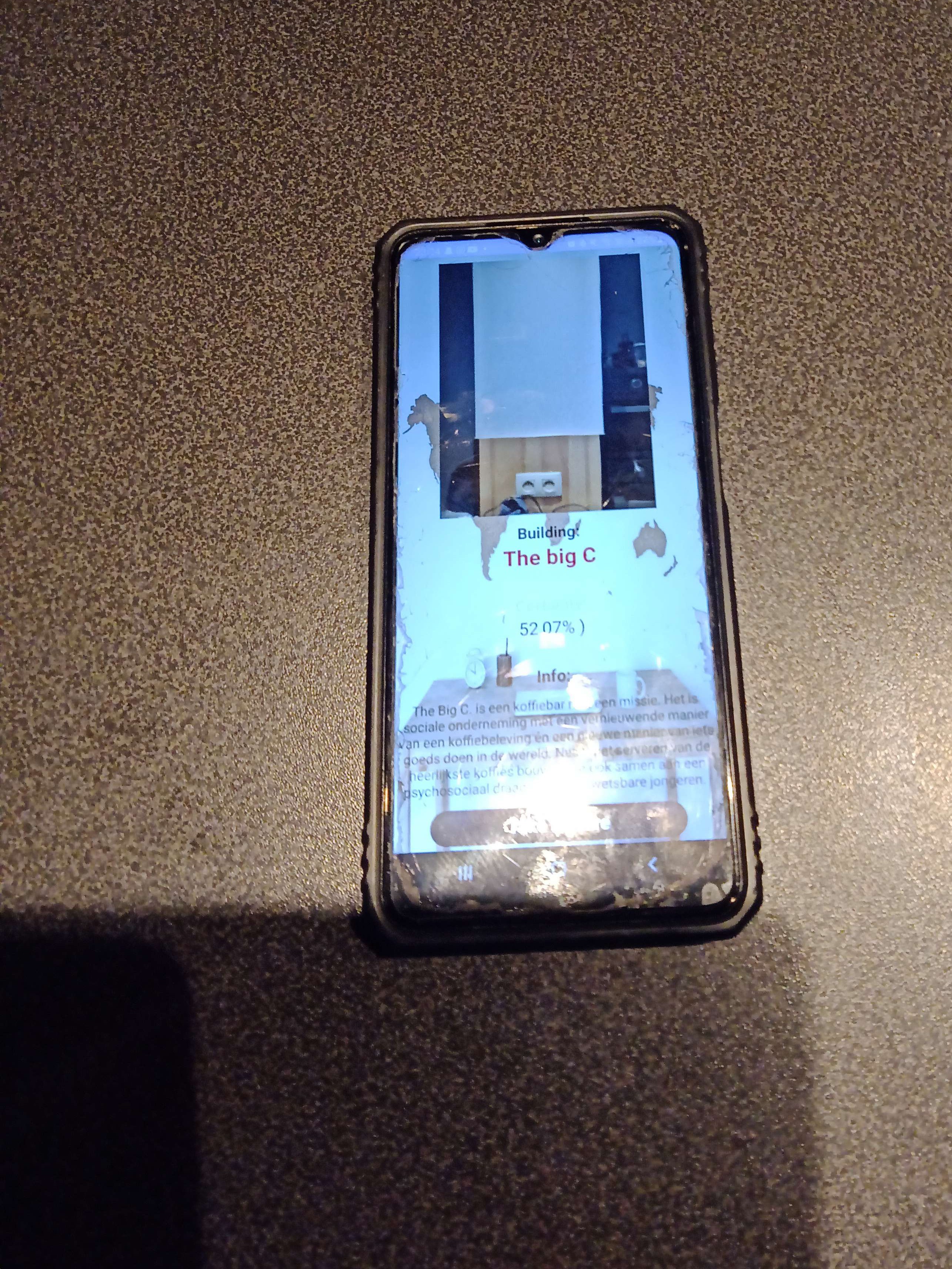 demo of the app